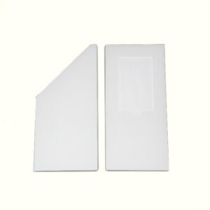 Luxe envelop, voor kadobon, klantenkaart of creditcard, met inlay - Wit mat