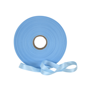 Satijnlint double faced - 16 mm (100 meter) - Lichtblauw