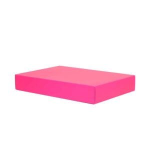 Luxe geschenkdoos - Roze/fuchsia (mat) - 40x31x8 cm