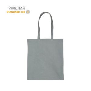 Katoenen draagtas schouderhengsels - Grijs - 38x42 cm