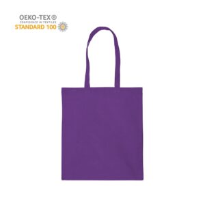 Katoenen draagtas schouderhengsels - Paars - 38x42 cm