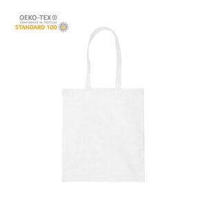 Katoenen draagtas schouderhengsels - Wit - 38x42 cm