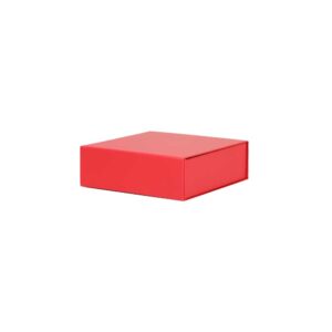 Luxe magneetdoos - Rood (mat) - 15x15x5 cm