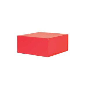 Luxe magneetdoos - Rood (mat) - 22x22x10 cm