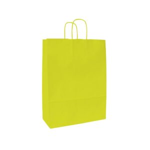 Papieren draagtas gedraaide handgreep - Citrus